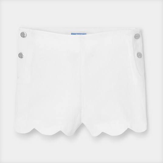 Girl cotton piqué shorts