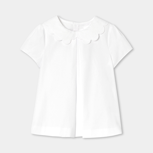 Girl blouse in poplin