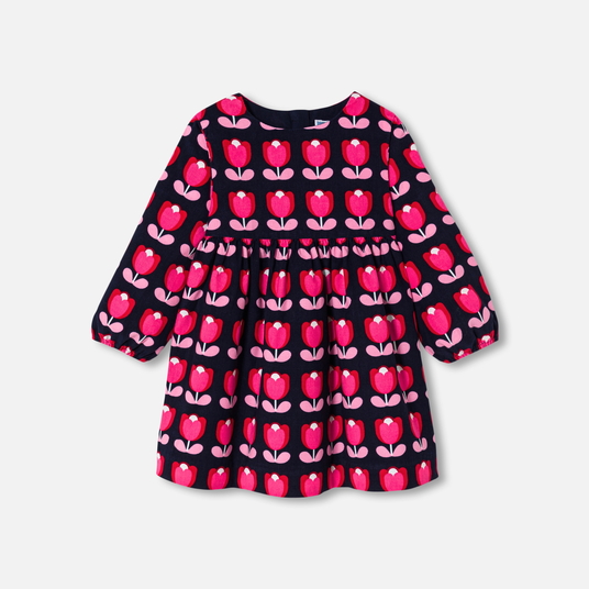 Baby girl velvet dress