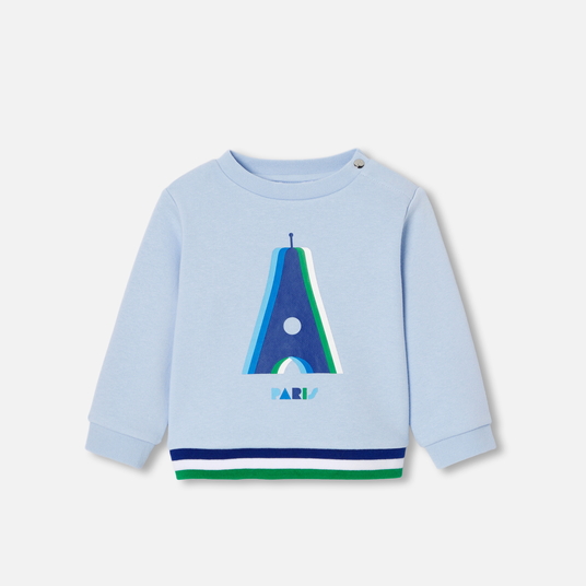 Baby boy fleece sweatshirt