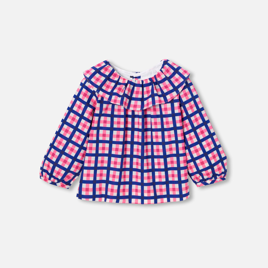 Baby girl checked  blouse