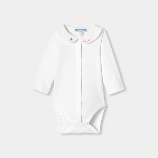 Baby girl long-sleeved bodysuit