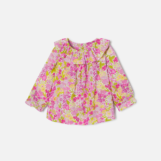 Baby girl blouse in Liberty fabric