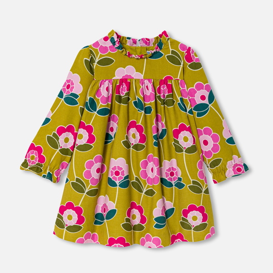 Baby girl velvet dress