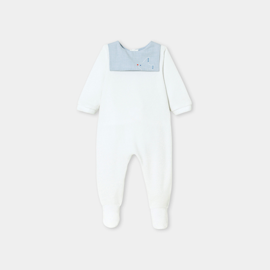 Baby boy velvet pajamas