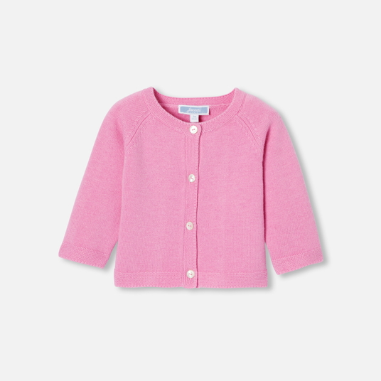 Baby girl jersey cardigan