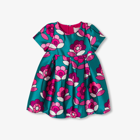 Baby girl satin dress