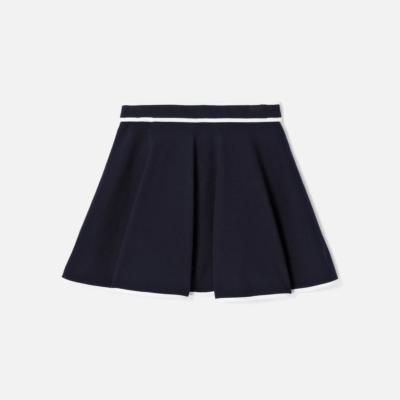 Black jersey on sale skater school skirt