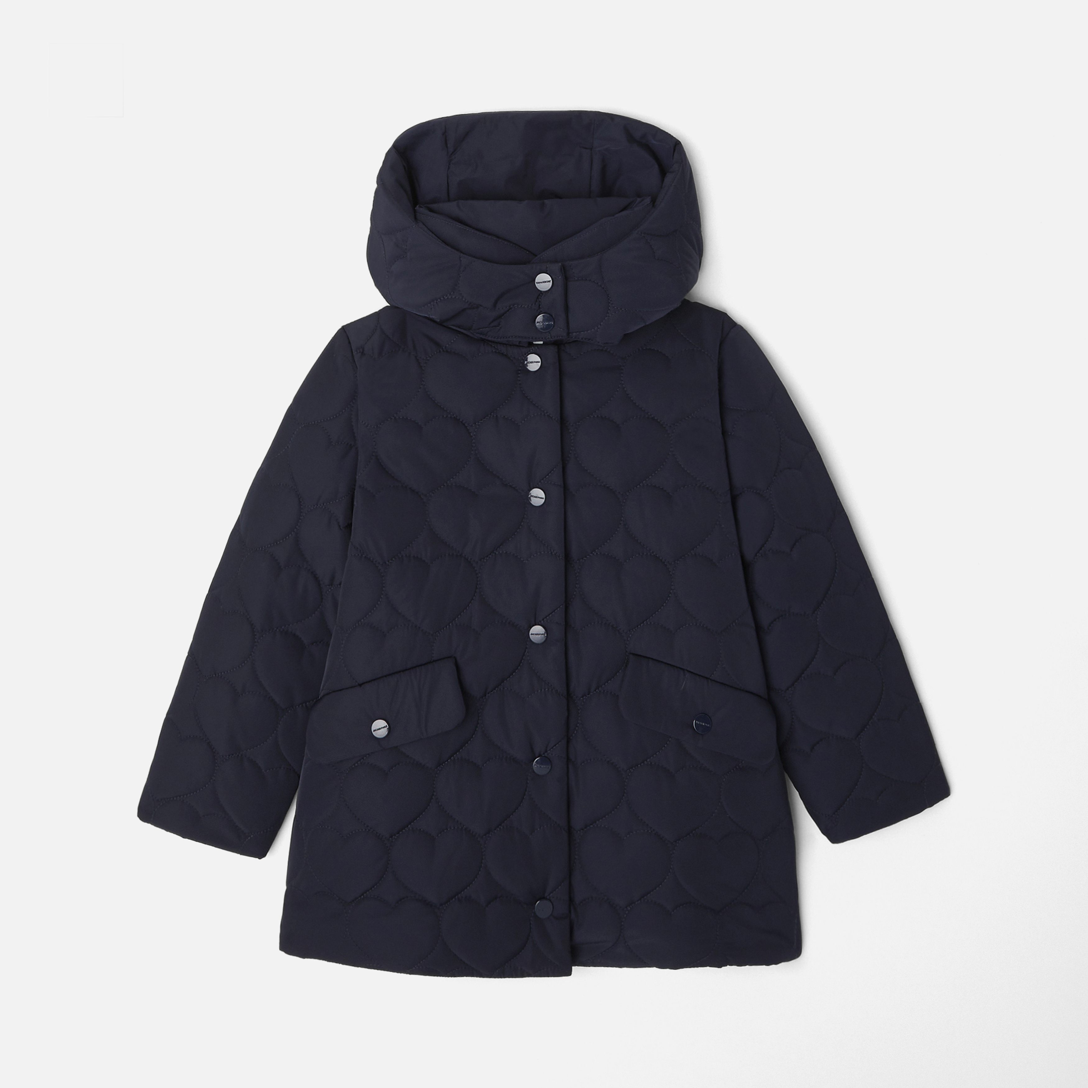 Girl mid length jacket Jacadi navy Jacadi Paris